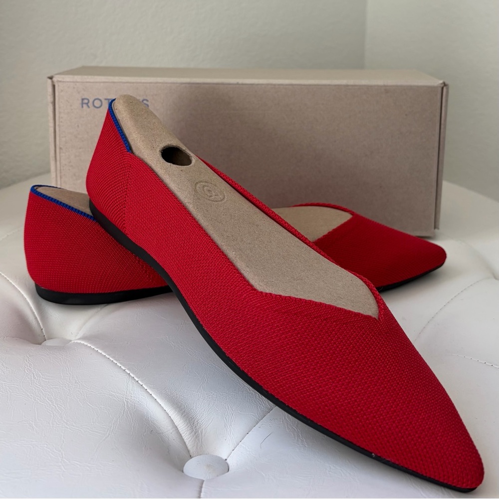 Rothy's The Point in Bright Red